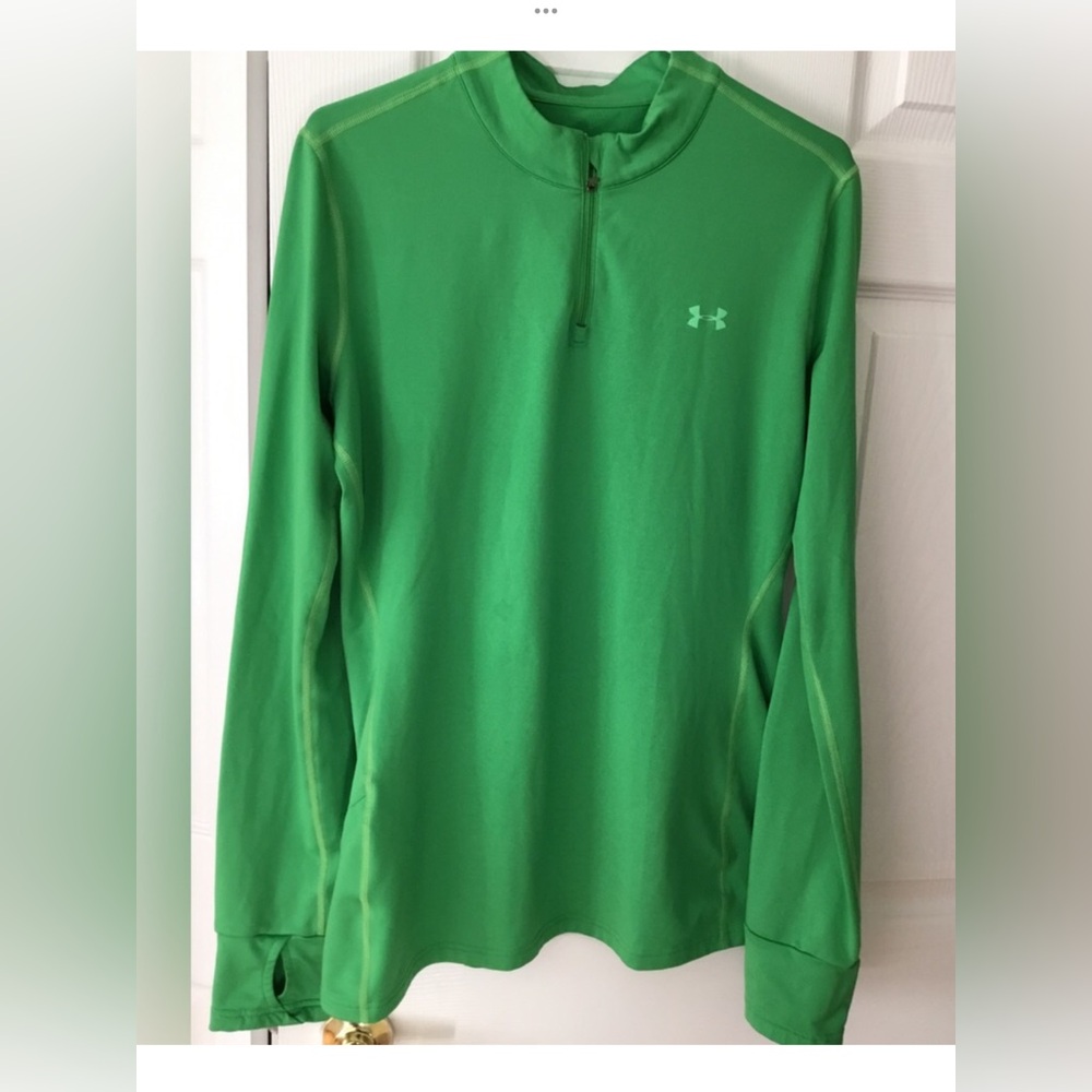 Under Armour Vibrant Green Half-Zip Top